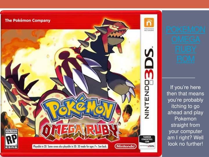 pokemon omega ruby rom 3ds emulator